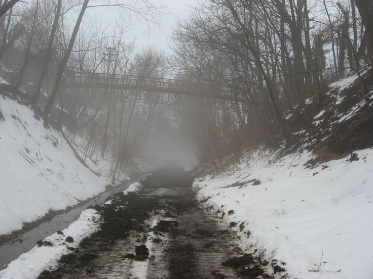 Создать мем: зима снег, снег, река