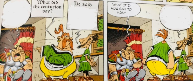 Создать мем: астерикс и сын комикс, комиксы про астерикса и обеликса, asterix