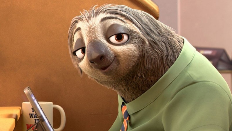 Create meme: sloth from zeropolis, sloth from the movie zeropolis, From Zveropolis the sloth