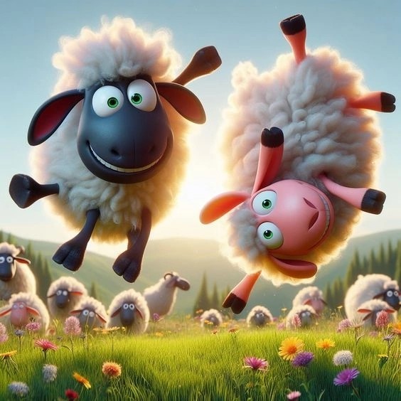 Create meme: of Shaun the sheep, the sheep, Lamb sean lamb Sean