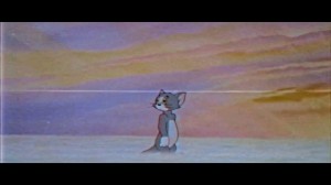 Create meme: Tom and Jerry Tom in Paradise, Tom and Jerry in Paradise