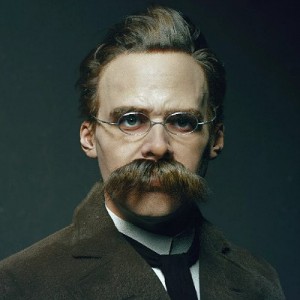 Create meme: Nietzsche portrait, Friedrich Nietzsche