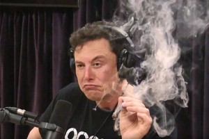 Create meme: tesla, elon musk, photo of Elon musk with pot