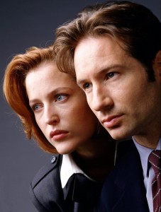 Create meme: classified material, secret files Scully and Mulder, Mulder and Scully
