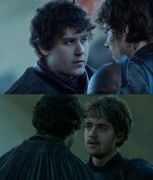 Create meme: Ramsay Bolton and Theon Greyjoy, theon graufreud, Ramsay Bolton 