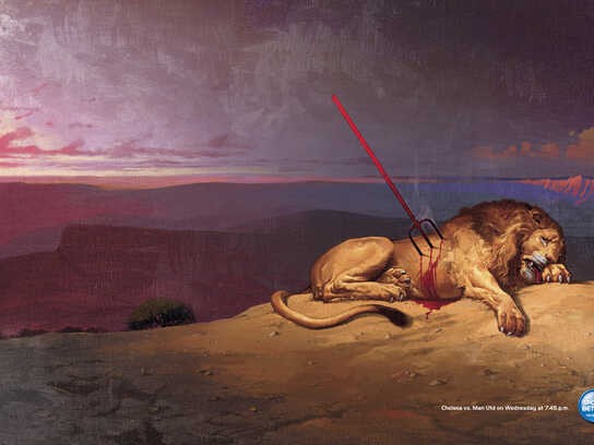 Create meme: wounded lion, the picture lion, Wilhelm Kunert (1865-1926) - lions.