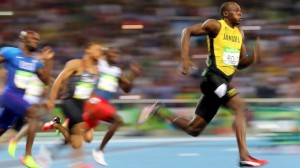 Create meme: rio 2016, Usain bolt Olympics 2016, Usain bolt pictures
