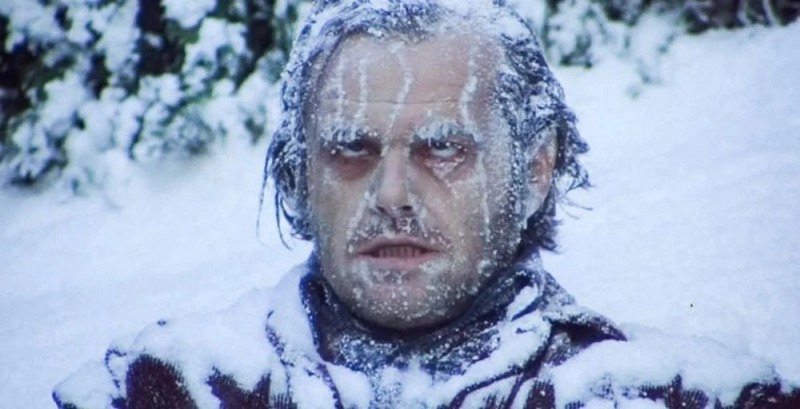 Create meme: the shining frozen Jack, The Shining movie Frozen Jack, Jack Nicholson the shining 