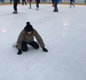 Create meme: ice rink, people, rink