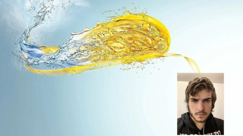 Create meme: engine oil, oil splash, shell engine oil banner