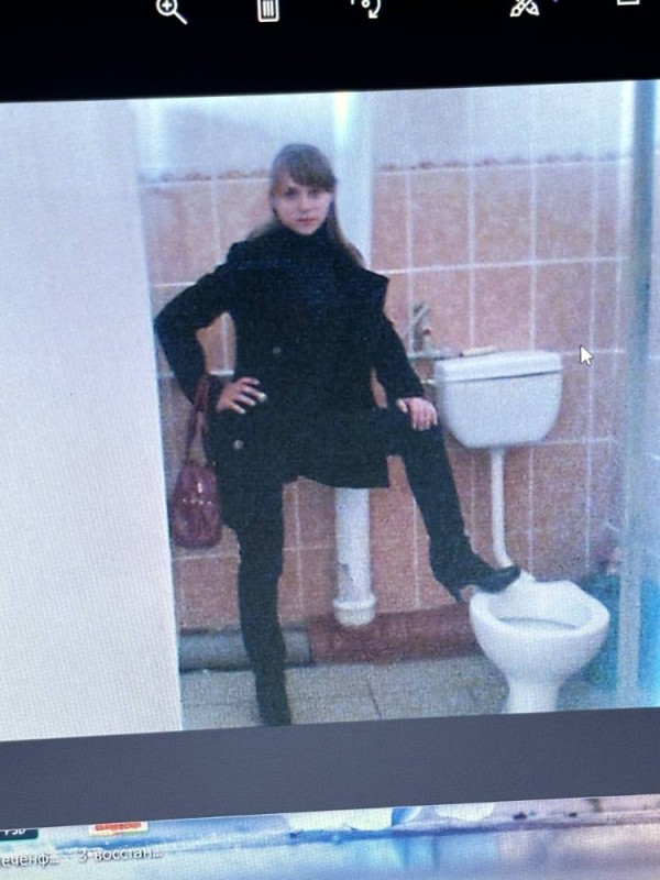 Create meme: people , girl , toilet 