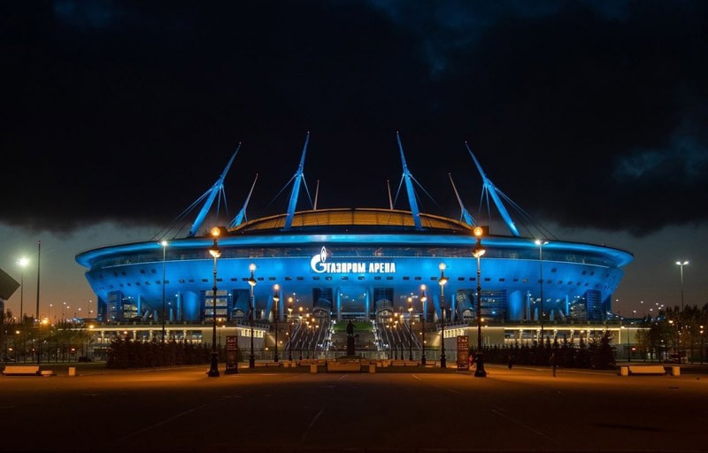 Create meme: zenit arena stadium saint petersburg, gazprom arena saint petersburg, gazprom arena sochi