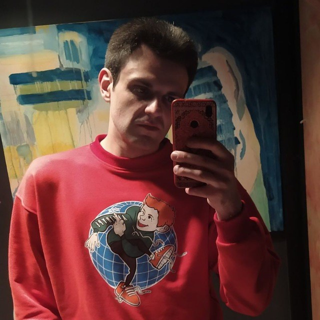 Create meme: Ilya Gromov, men's sweatshirt, male 