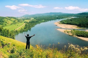 Создать мем: родной край, красивые места кубани, человек