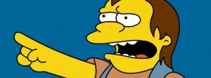 Создать мем: нельсон ha ha, simpsons memes, нельсон ха ха