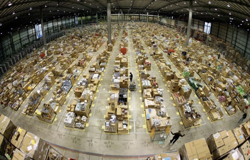 Create meme: warehouse , amazon warehouse, huge warehouse