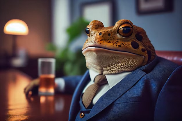 Создать мем: человек, лягушка, большая жаба