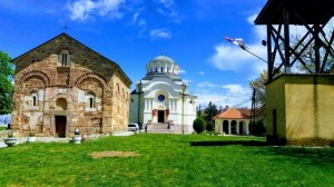 Create meme: The Monastery Stara Hopovo, kintsvisi monastery Georgia, the churches of Serbia in Kosovo