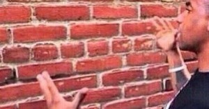 Create meme: when trying, wall, the conversation with the wall