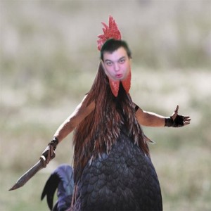 Create meme: rooster, rooster meme, evil cock pictures