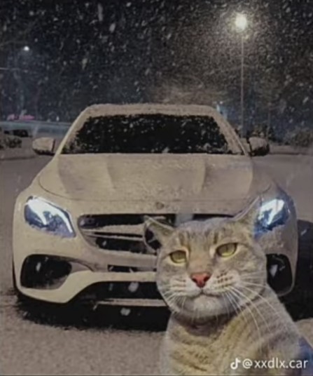 Create meme: cat selfie, selfie of a cat with a car, a cat with a BMW