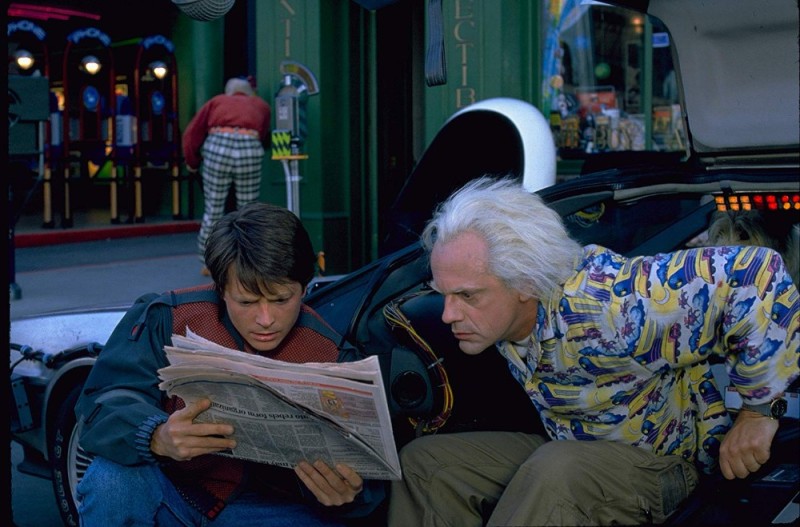 Create meme: Marty back to the future, Doc brown back to the future, back to the future 1