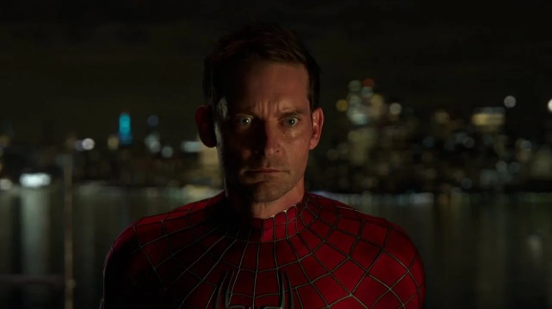 Create meme: Spider-man with Tobey Maguire, Tobey Maguire Spider-Man No Way Home, Tobey Maguire Spider-Man 2021