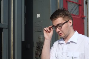 Create meme: Lev Andreev O. SPb, Ruslan Novoselov, reading glasses