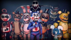 Создать мем: пять ночей с фредди аниматроники, фредди фнаф 10, five nights at freddy's