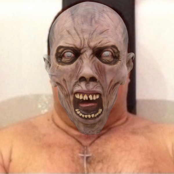 Create meme: mask zombie, zombie head, scary masks