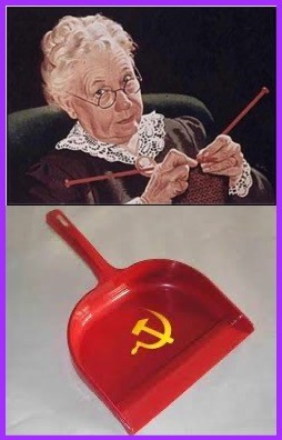 Create meme: grandma , The Soviet Union scoop, meme grandma 