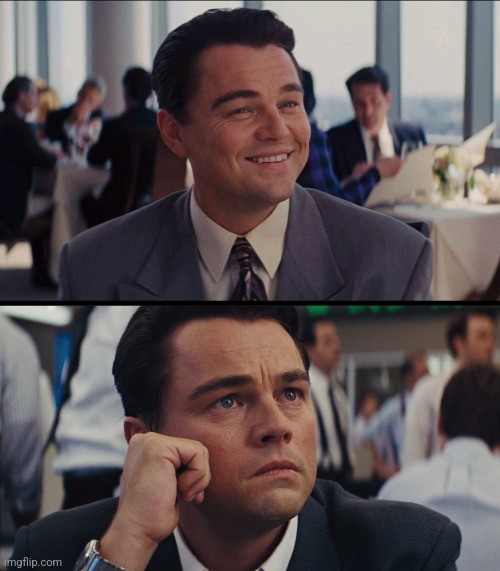 Create meme: the wolf of wall street meme, dicaprio the wolf, Leonardo DiCaprio the wolf of wall street