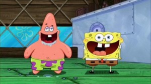 Create meme: Spongebob and Patrick