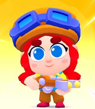 Создать мем: джесси бравл старс, джесси из браво старс, джесси из brawl stars