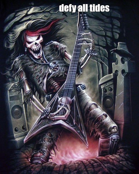 Create meme: guitarist fantasy art, heavy metal art, metal guitarist