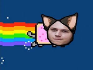 Create meme: Nyan cat in Real Life