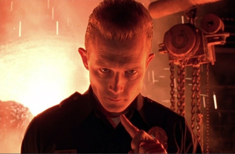 Create meme: Terminator 2: Judgment Day, t 1000 robert patrick, billy idol t 1000