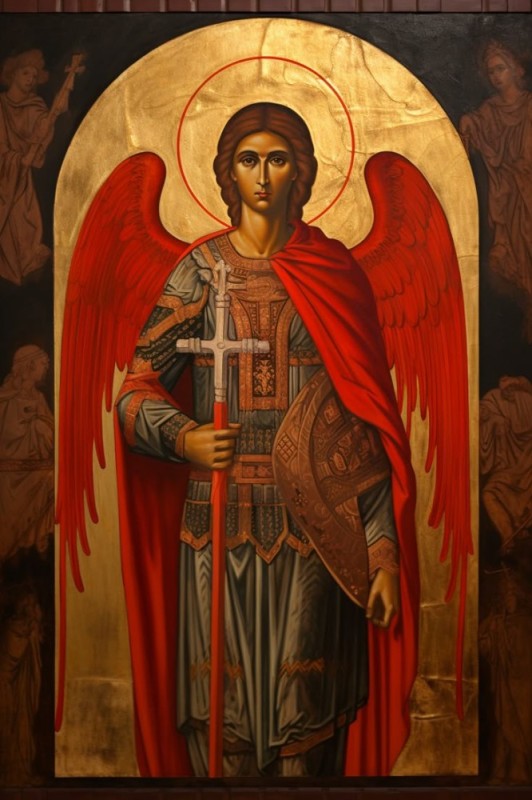 Create meme: the icon of Archangel Michael, icon of archangel michael, icon of the Archangel