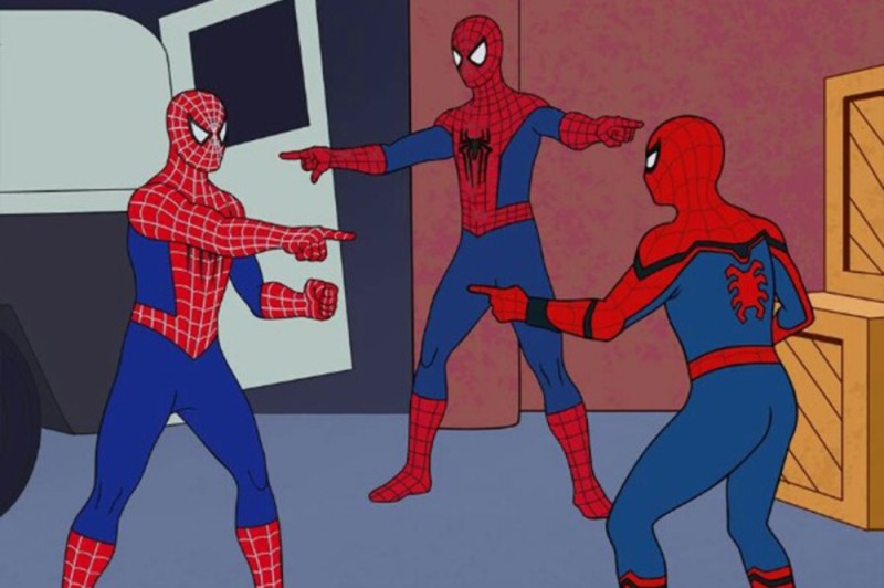 Create meme: memes Spiderman, two spider-man meme, spider man and spider man meme