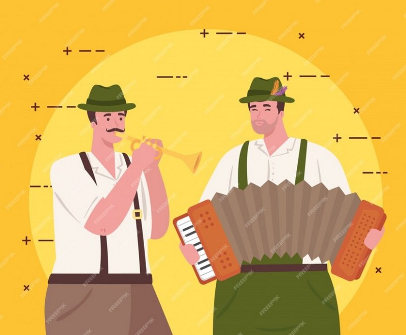 Create meme: oktoberfest clothing vector, oktoberfest people vector, oktoberfest clipart