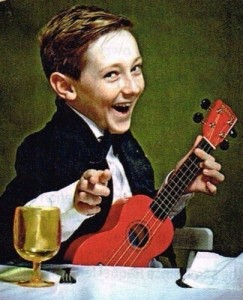 Create meme: portrait, ukulele