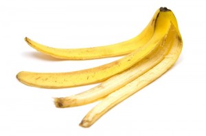 Create meme: banana, banana peel on white background, banana peel on white background