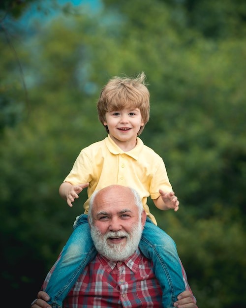 Create meme: grandfather and grandson, grandpa , grandfather and grandson