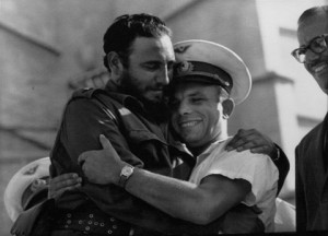 Create meme: Fidel Gagarin, che Guevara and Gagarin VK, Fidel Castro and Pinochet