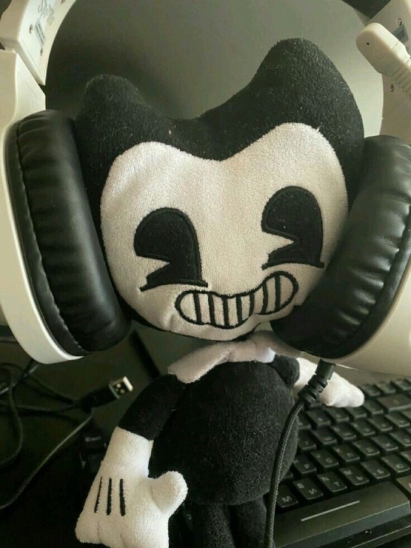 Create meme: soft toy bendy bendy and the ink machine, a soft toy of the ink demon bendy, soft toy bendy