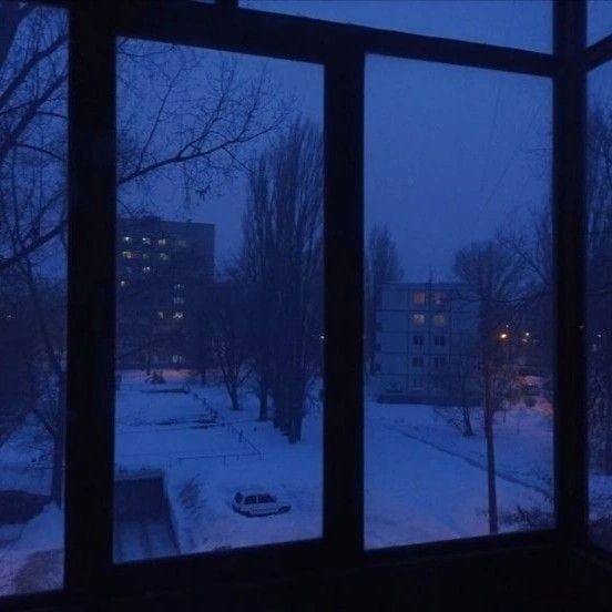 Create meme: view from the window aesthetics, the view from the window, winter view from the window