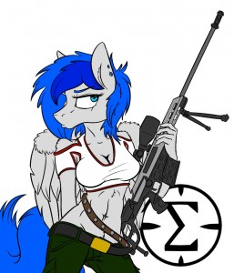 Создать мем: syntax, my little pony, млп снайпер
