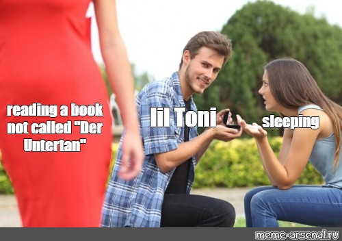 Сomics Meme Reading A Book Not Called Der Untertan Lil Toni