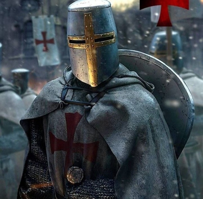 Create meme: knight Crusader, crusaders, templars and knights, knights templar templars