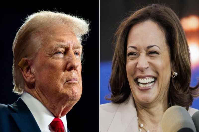 Создать мем: first trump, after trump, vice president kamala harris